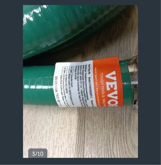 Manguera succión bomba retrolavado azul