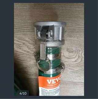Manguera succión bomba retrolavado azul