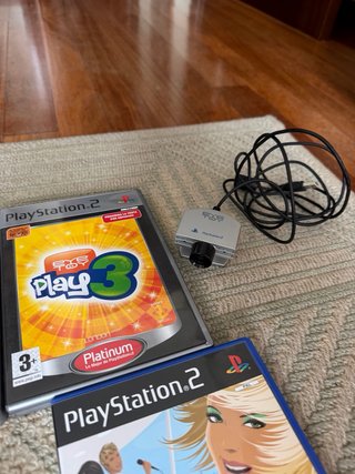 Pack PS2 con mandos, juegos y adaptadores