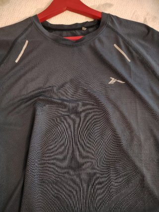 Camiseta técnica running gris