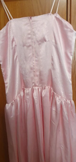 Vestido rosa quinceañera