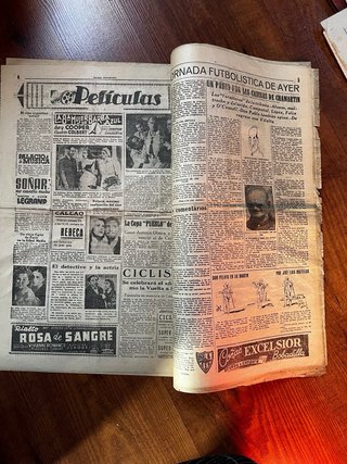 Diario Deportivo GOL - 7 Diciembre 1942 WWII