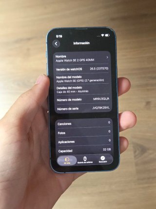 Apple Watch SE 2ª Gen Starlight