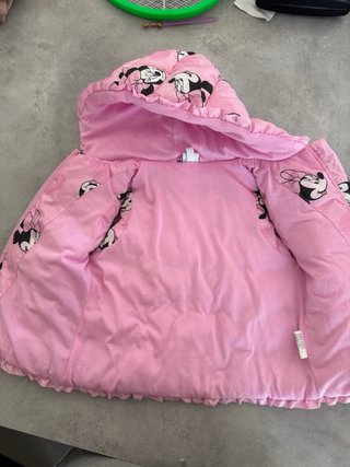 Cappotto smanicato Minnie Mouse rosa bambina