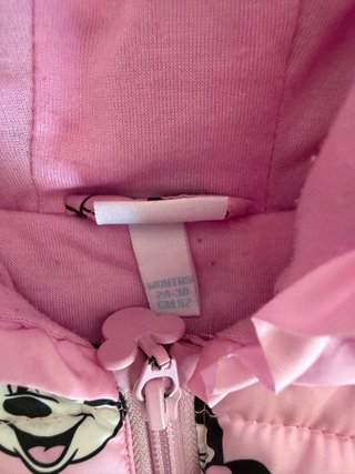 Cappotto smanicato Minnie Mouse rosa bambina