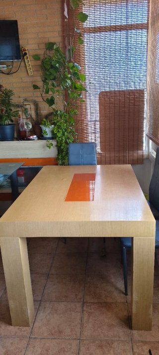 Mesa de comedor extensible a 2,60cm madera