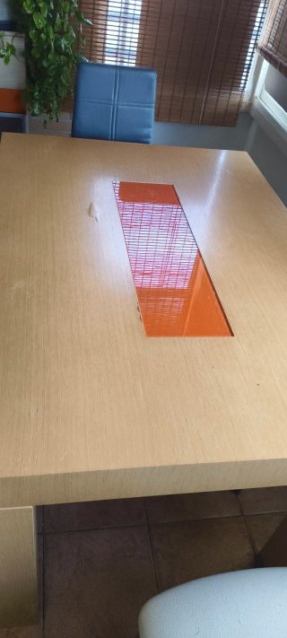 Mesa de comedor extensible a 2,60cm madera
