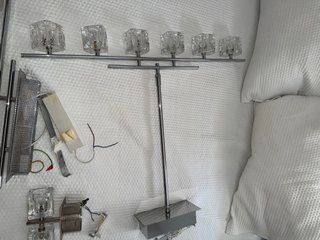 Lámparas de vidrio.