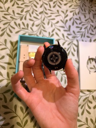 Reloj Inteligente Dorado y Rosa