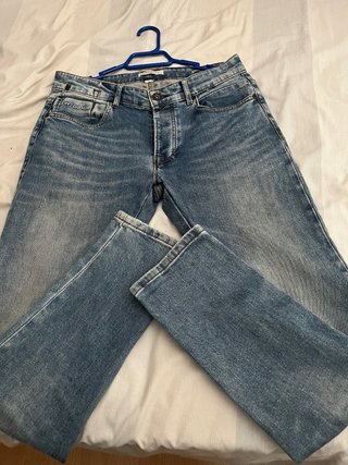 Pantalón vaquero hombre skinny azul Talla M