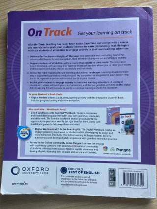 Oxford ON TRACK 4. Libros de inglés de secundaria.