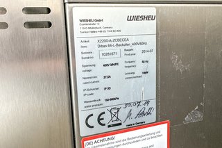 Horno Wiesheu DIBAS 64 - Usado