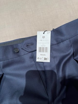 Traje Silbon Lana Azul Marino