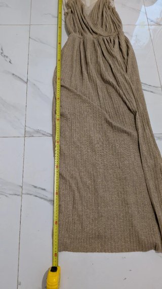 Abito Giorgia & Jones oro plissettato