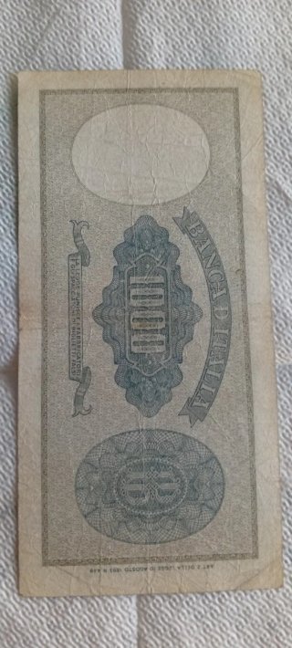 Banconota Lire 1000 Italia 1947