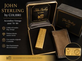 Accendino Vintage John Sterling by Colibri '70-'80
