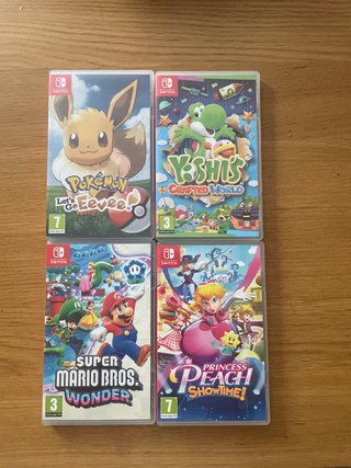 Lote 4 Juegos Nintendo Switch