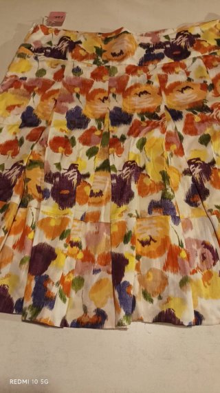 Saia de verão estampada floral