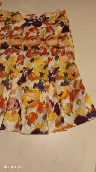 Saia de verão estampada floral