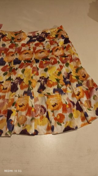 Saia de verão estampada floral