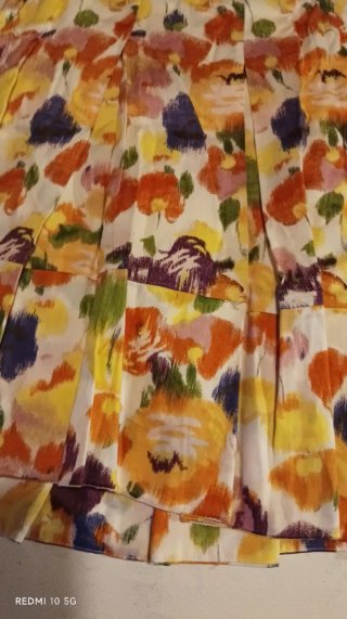 Saia de verão estampada floral