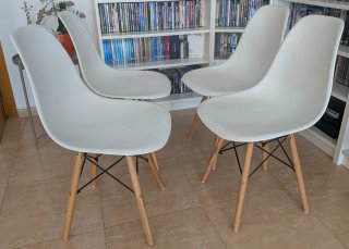 Pack 4 Sillas Comedor Diseño Nórdico