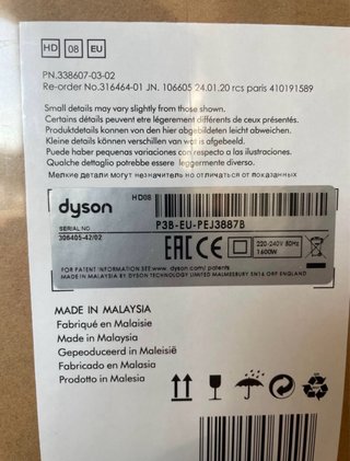 Asciugatrice Dyson Supersonic Nero