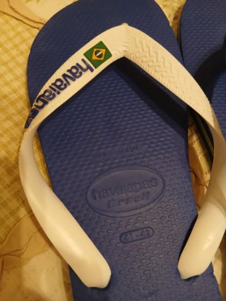 Infradito Havaianas Uomo Blu e Bianche Taglia41/42