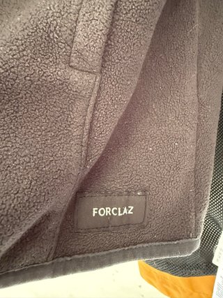 Chaqueta Forclaz Impermeable Marrón/Gris XL