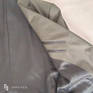 Traje ceremonia Corneliani gris verdoso.