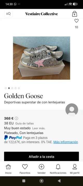 Zapatillas Golden Goose Mujer Glitter Rosa Plata