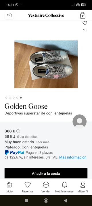 Zapatillas Golden Goose Mujer Glitter Rosa Plata