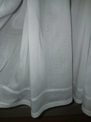 Vestido faldón bautizo blanco