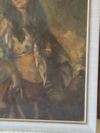 Cuadro Gitana Francisco Ribera Vintage