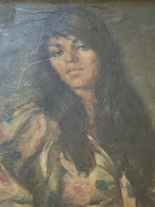 Cuadro Gitana Francisco Ribera Vintage
