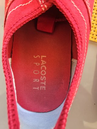 Zapatillas Lacoste Rojas Talla 42,5