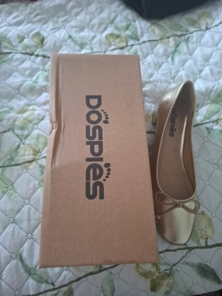 Manoletinas Dospies Doradas Talla 38