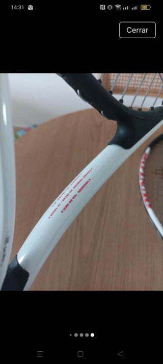 Raqueta Frontenis Dunlop Frontenis Seminueva