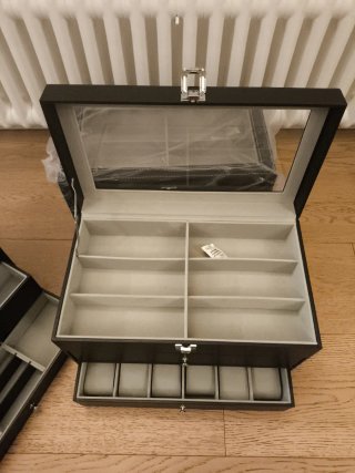 Portaoggetti per orologi e occhiali