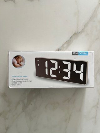 Reloj Despertador Digital Espejo GH 0712L