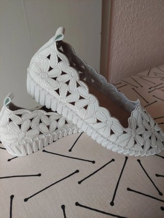 Zapatos blancos mujer