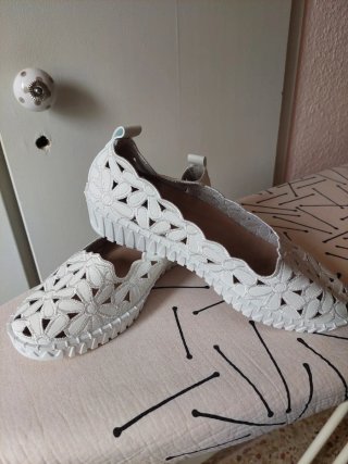 Zapatos blancos mujer