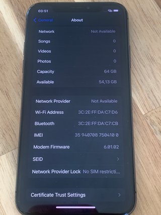 iPhone X 64GB Negro