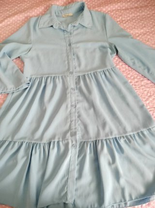 Vestido  corto azul