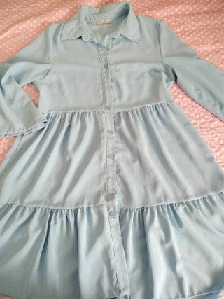 Vestido  corto azul