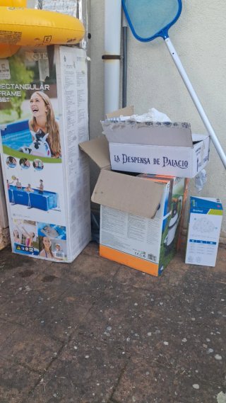 Piscina desmontable Intex con accesorios