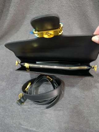 Bolso  Negro y Beige