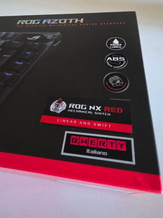 Asus Rog Azoth Tastiera Gaming 75% con NX Red