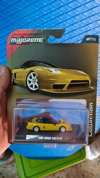 Majorette 1995 Honda NSX-R GT Amarillo