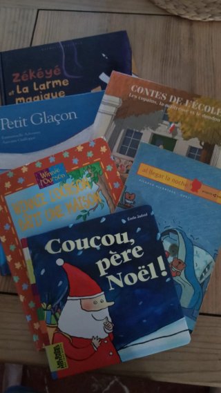 Lote de libros infantiles en francés